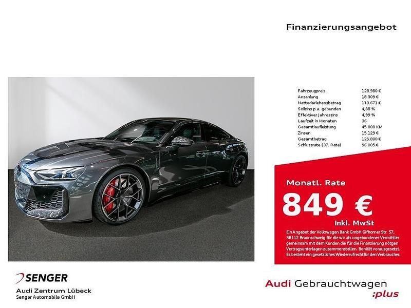 Daytonagrau perleffekt Gebraucht 2025 Audi e-tron GT quattro Performance Limousine | 128.980 € (Superpreis) - Bild 1/4