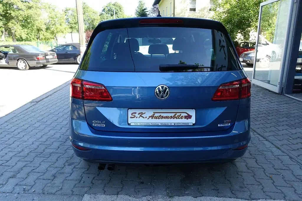 Gebraucht VW Golf Sportsvan Allstar 150 PS (110 kW) 2016 Blau Van / Kleinbus