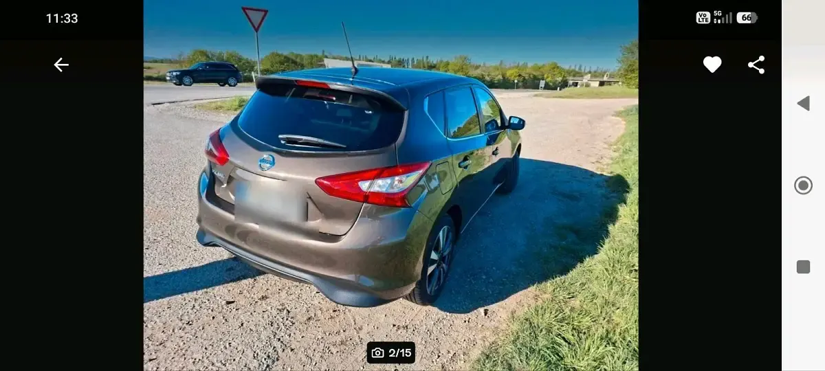 Gebraucht Nissan Pulsar 116 PS (85 kW) 2016 Braun Kleinwagen