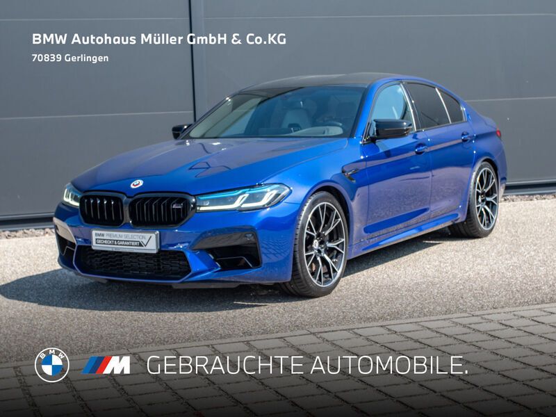 Blau Gebraucht 2022 BMW M5 Competition Edition Limousine | 84.760 € (Superpreis) - Bild 1/4