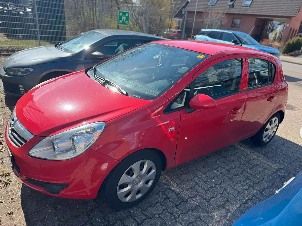 Gebraucht Opel Corsa 87 PS (63 kW) 2008 Rot Kleinwagen