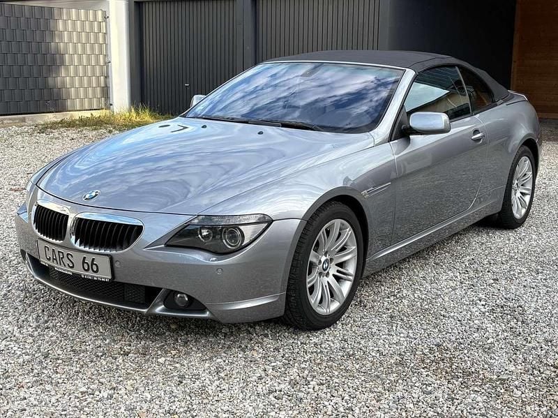 Silbergrau Gebraucht 2005 BMW 630 Cabriolet Cabrio | 10.550 € - Bild 1/4