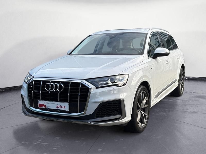Weiß Gebraucht 2021 Audi Q7 S-Line SUV | 44.390 € (Superpreis) - Bild 1/4