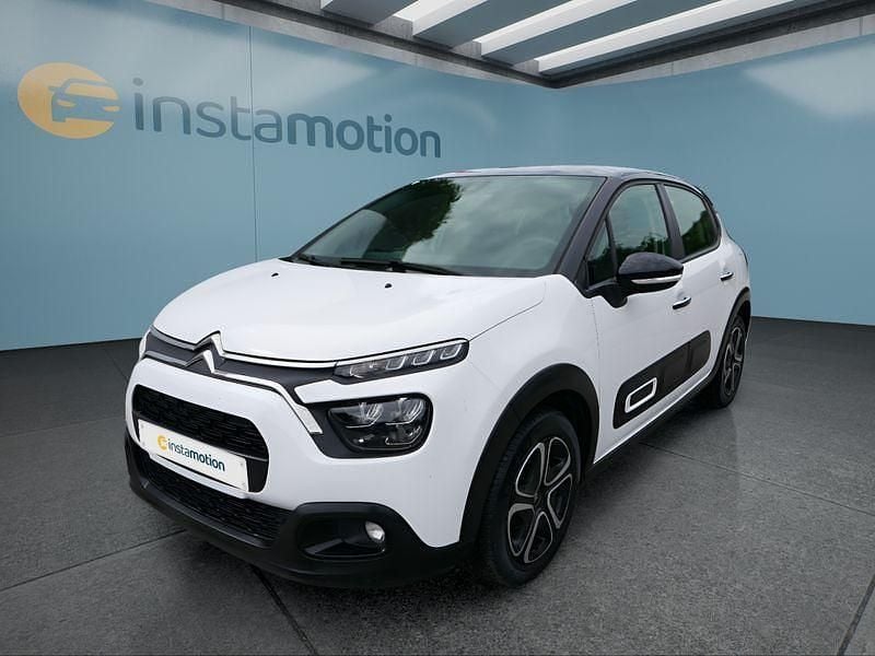 Schwarz Gebraucht 2022 Citroën C3 PureTech Kleinwagen | 11.349 € (Guter Preis) - Bild 1/4