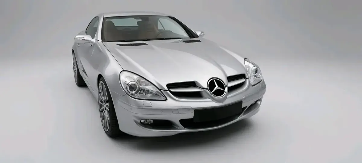 Gebraucht Mercedes SLK200 163 PS (119 kW) 2007 Silber Cabrio