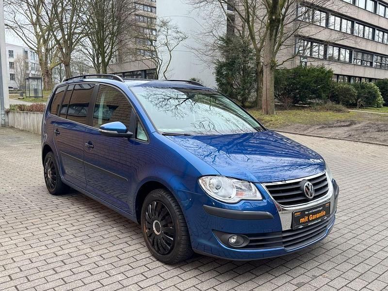 Gebraucht VW Touran Conceptline 140 PS (102 kW) 2009 Blau Van / Kleinbus