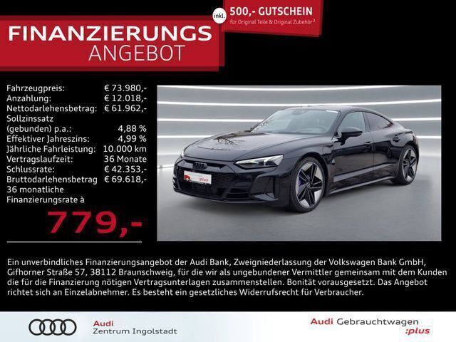 Gebraucht 2022 Audi e-tron GT quattro Ambiente Limousine | 73.980 € (Superpreis) - Bild 1/2