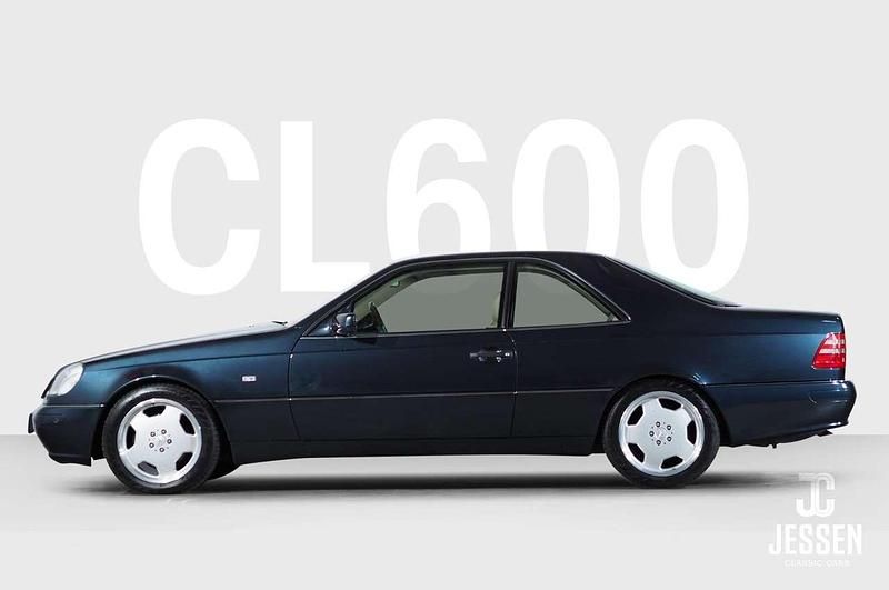 Smaragdschwarzmetallic Gebraucht 1998 Mercedes CL600 Coupé | 39.900 € - Bild 1/4