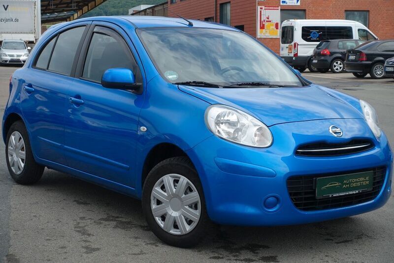 Blau Gebraucht 2011 Nissan Micra Acenta Kleinwagen | 2.990 € (Guter Preis) - Bild 1/4