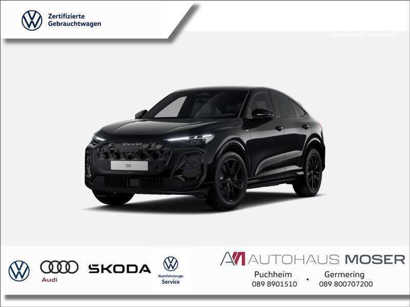 Mythosschwarz metallic Neu 2025 Audi Q5 Sportback S-Line SUV | 69.540 € (Fairer Preis) - Bild 1/4