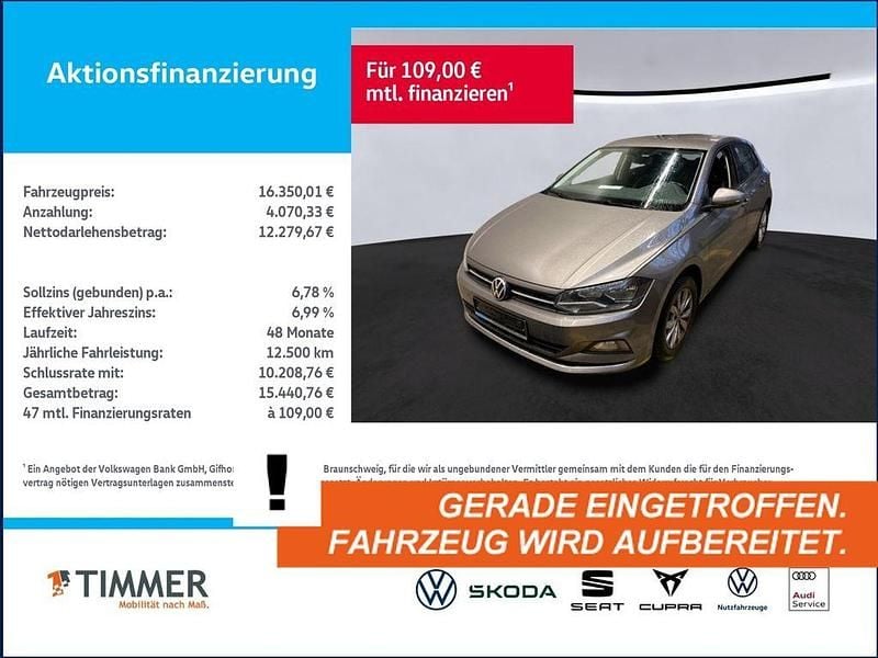 Gebraucht VW Polo Highline 95 PS (69 kW) 2021 Grau Kleinwagen