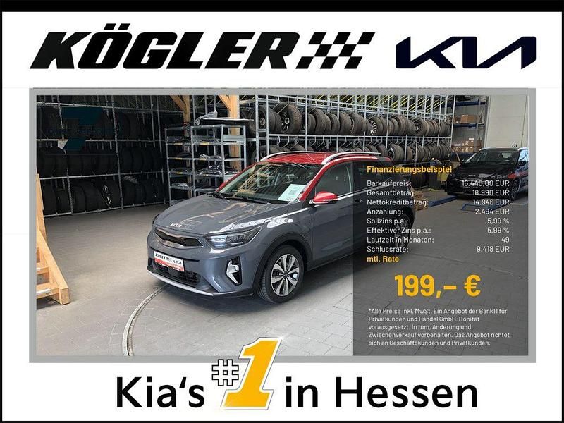 Grau Gebraucht 2021 Kia Stonic Vision SUV | 16.440 € (Superpreis) - Bild 1/4