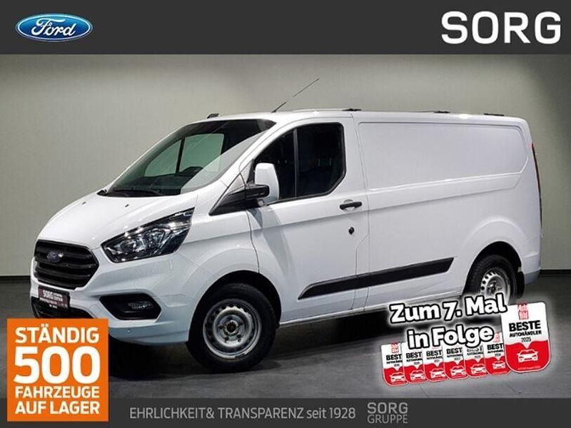 Weiß, frozen white Gebraucht 2021 Ford Transit Custom Trend Limousine | 18.802 € (Fairer Preis) - Bild 1/4