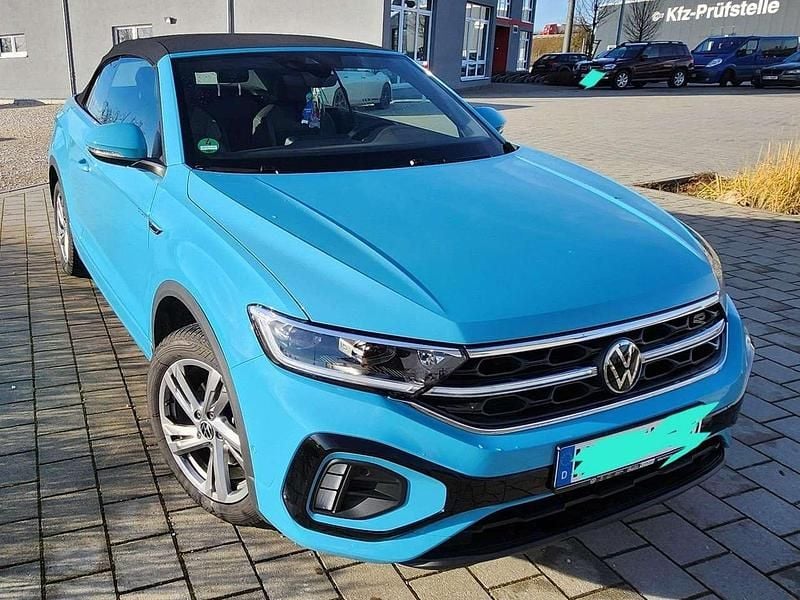 Gebraucht VW T-Roc Cabriolet R-line 150 PS (110 kW) 2024 Blau Cabrio