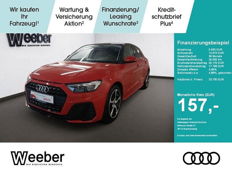 Progressivrot (metallic) Gebraucht 2024 Audi A1 Design Kleinwagen | 23.730 € (Fairer Preis) - Bild 1/4