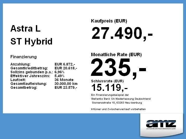 Neu Opel Astra 145 PS (106 kW) 2025 Schwarz Kombi