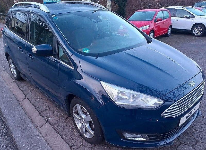 Gebraucht Ford Grand C-Max Titanium 150 PS (110 kW) 2015 Blau Van / Kleinbus