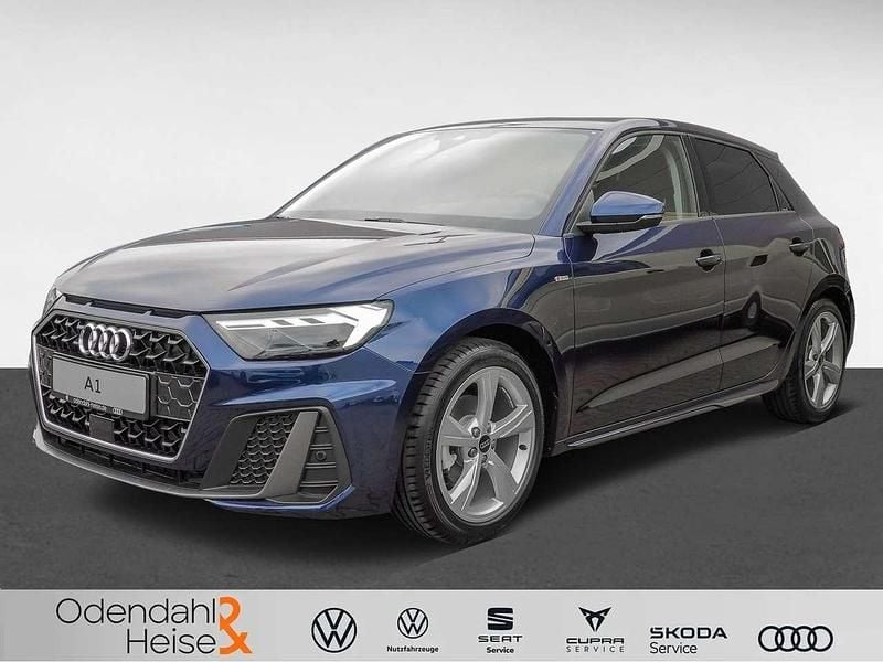Navarrablau Gebraucht 2025 Audi A1 Sportback S-Line Kleinwagen | 29.180 € (Etwas zu teuer) - Bild 1/4