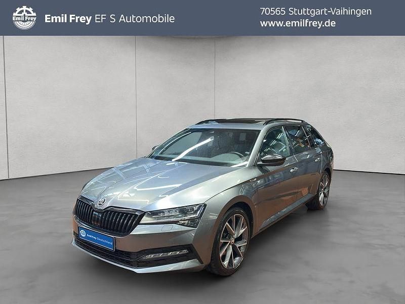 Graphitgrau metallic Gebraucht 2022 Skoda Superb Kombi | 27.890 € (Etwas zu teuer) - Bild 1/4