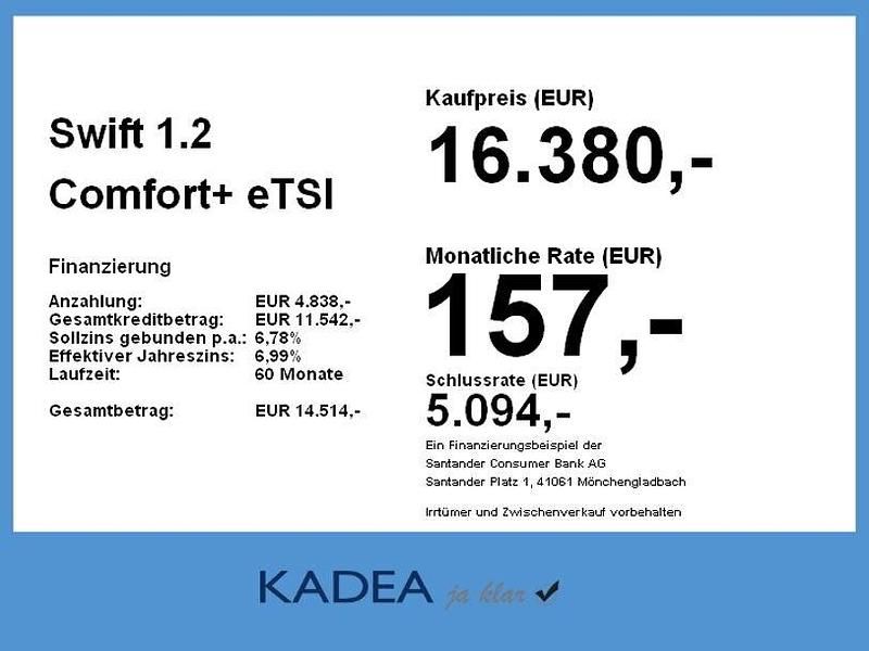 Gebraucht Suzuki Swift Comfort+ 83 PS (61 kW) 2025 Orange Kleinwagen