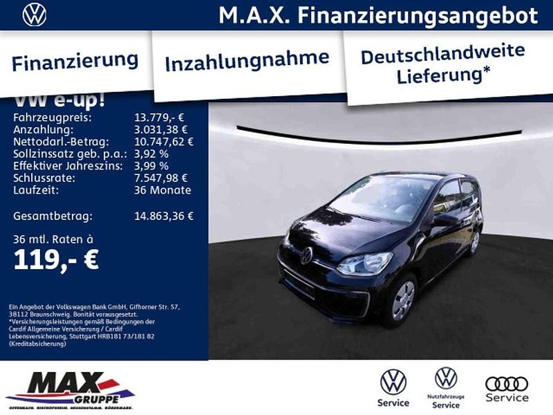Deep black perleffekt Gebraucht 2021 VW e-up! move up! Kleinwagen | 13.779 € (Fairer Preis) - Bild 1/3