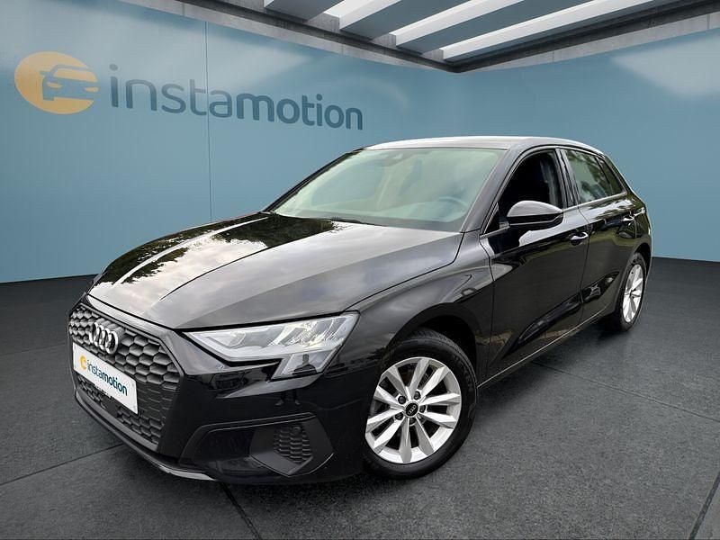 Schwarz Gebraucht 2022 Audi A3 Sportback Kleinwagen | 24.699 € (Fairer Preis) - Bild 1/4