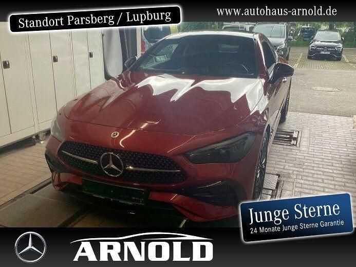 Rot (manufaktur patagonienrot) Gebraucht 2023 Mercedes CLE200 AMG line Coupé | 51.350 € (Fairer Preis) - Bild 1/4