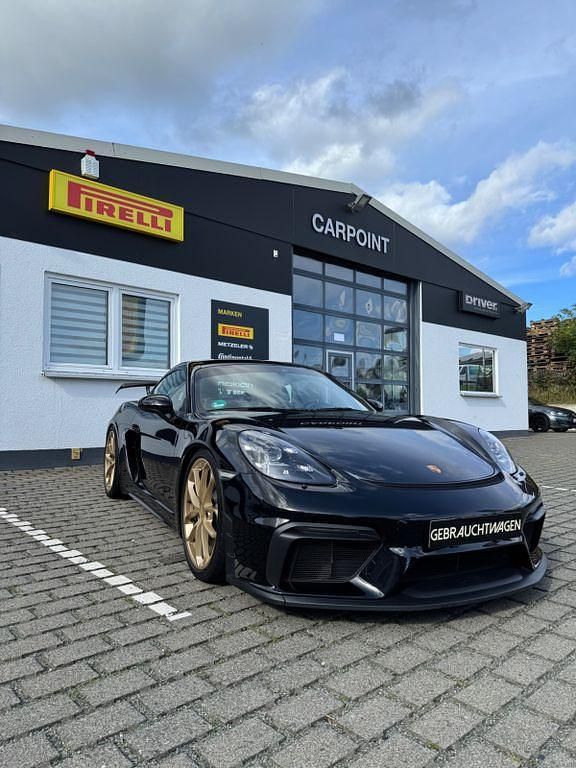Schwarz Gebraucht 2021 Porsche Cayman GT4 Coupé | 97.499 € (Fairer Preis) - Bild 1/4