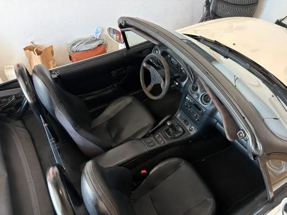Gebraucht Mazda MX5 131 PS (96 kW) 1994 Weiß Cabrio