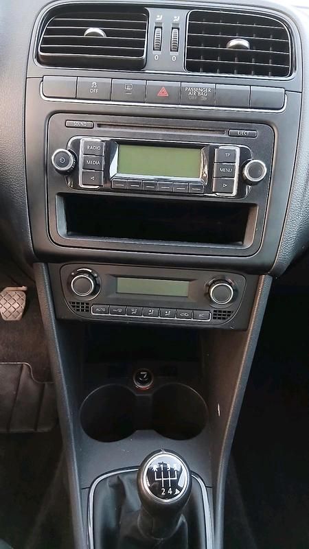 Gebraucht VW Polo Trendline 60 PS (44 kW) 2010 Schwarz Kleinwagen