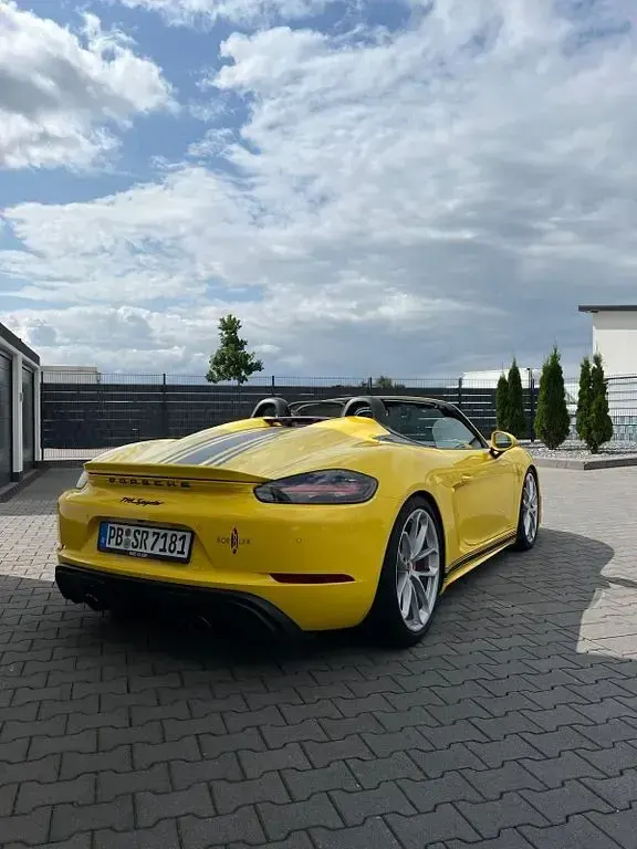 Gebraucht Porsche 718 Spyder 420 PS (308 kW) 2020 Gelb Cabrio