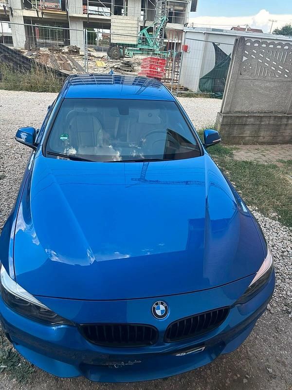 Blau Gebraucht 2018 BMW 420 M Sport Coupé | 20.400 € (Superpreis) - Bild 1/4
