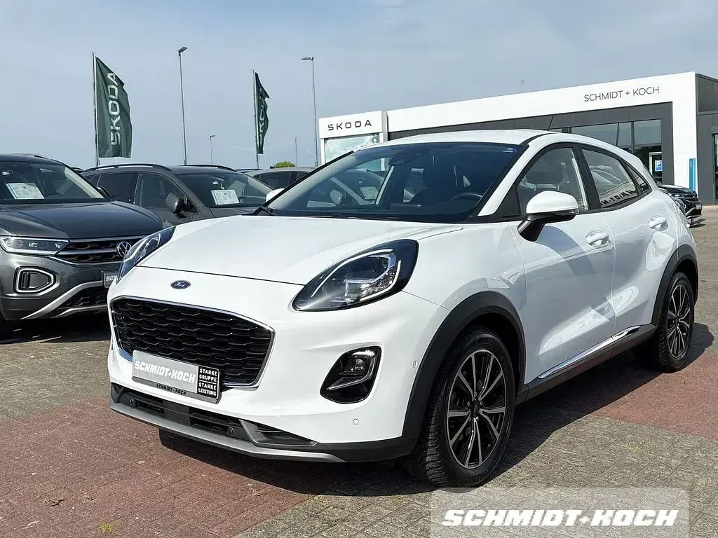 Gebraucht Ford Puma Titanium 125 PS (91 kW) 2020 Frostweiß (weiß) SUV