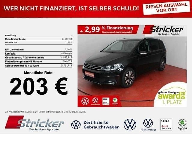 Grenadillschwarz metallic Gebraucht 2025 VW Touran Goal Van / Kleinbus | 27.949 € (Superpreis) - Bild 1/4
