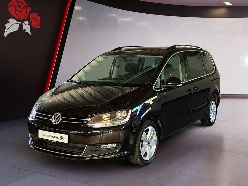 Gebraucht VW Sharan Comfortline 150 PS (110 kW) 2017 Schwarz Van / Kleinbus