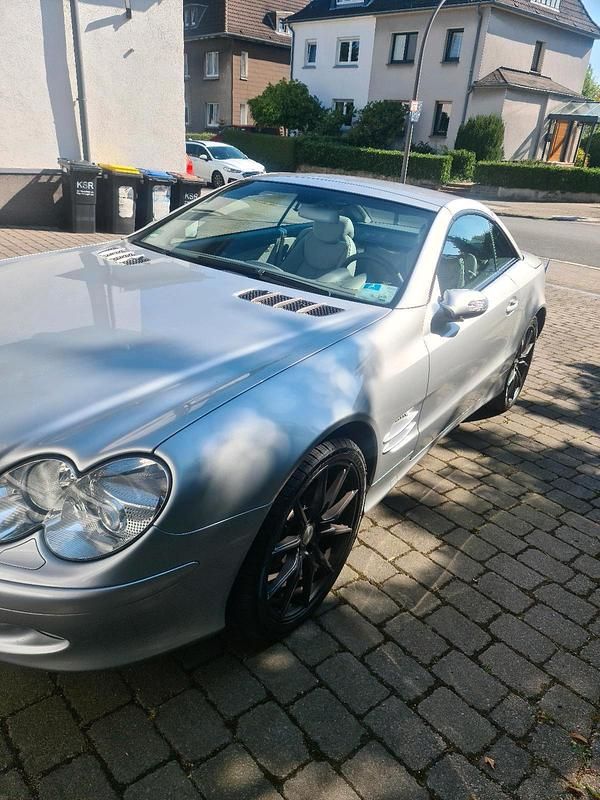 Silber Gebraucht 2004 Mercedes SL350 Cabrio | 18.900 € (Guter Preis) - Bild 1/4