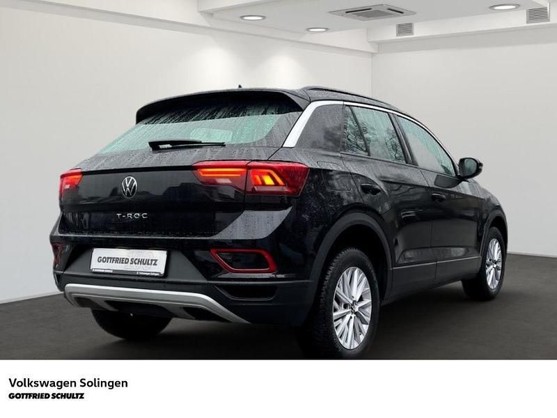 Gebraucht VW T-Roc Life 116 PS (85 kW) 2022 Schwarz SUV