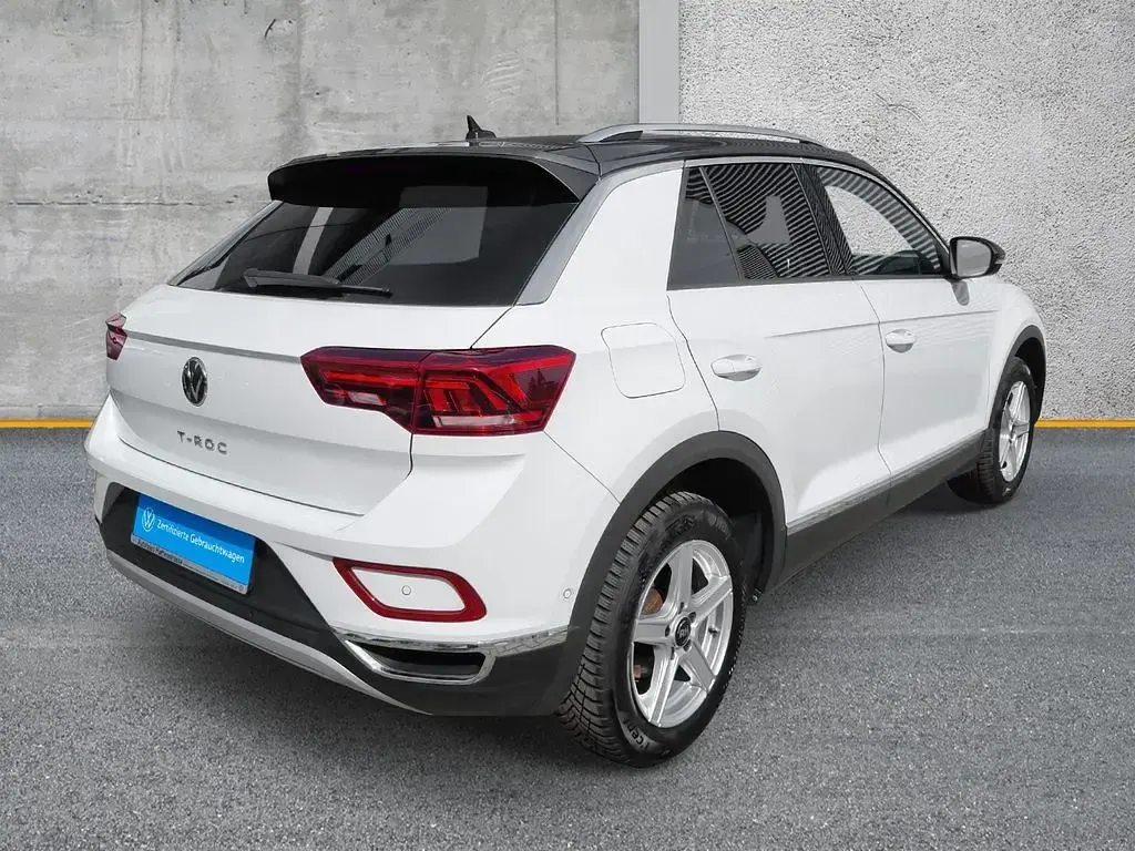 Gebraucht VW T-Roc IQ Drive 150 PS (110 kW) 2023 Weiß SUV