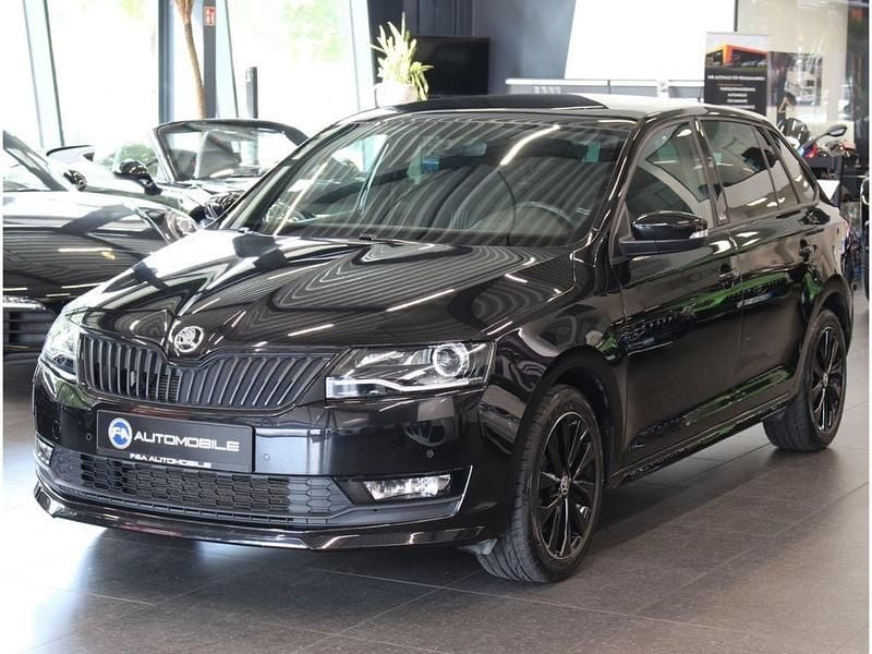 Schwarz Gebraucht 2017 Skoda Rapid Monte Carlo Limousine | 11.990 € (Fairer Preis) - Bild 1/4