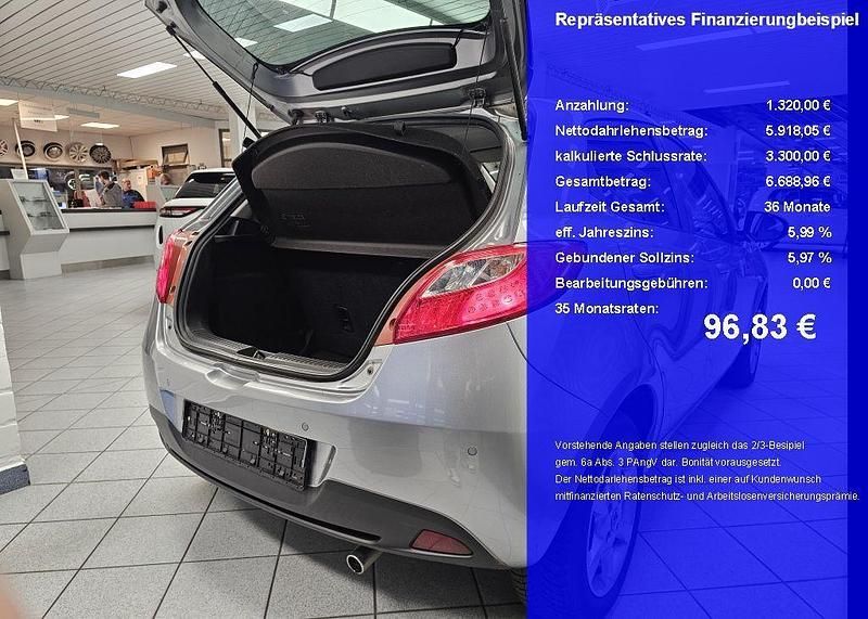 Gebraucht Mazda 2 84 PS (61 kW) 2015 Grau (metallic) Kleinwagen