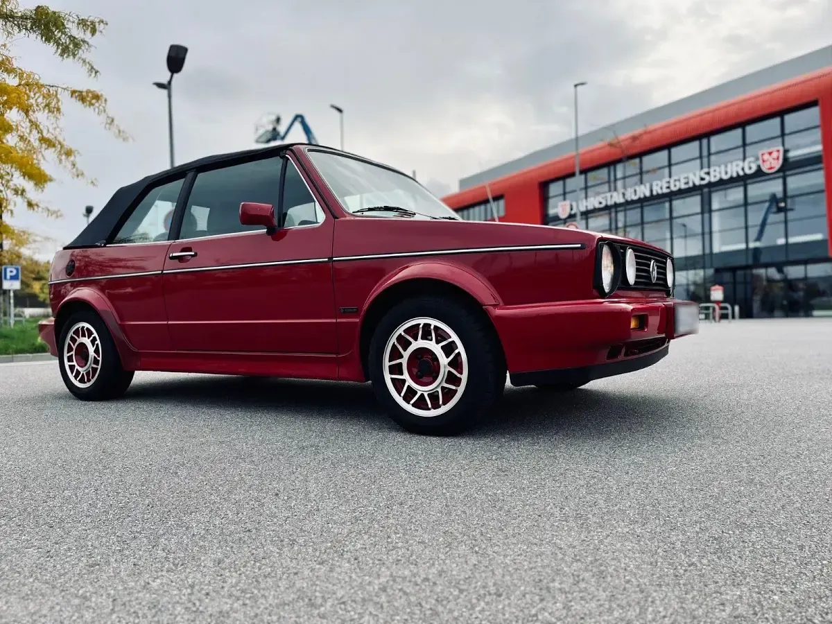 Gebraucht VW Golf Cabriolet 95 PS (69 kW) 1988 Rot Cabrio