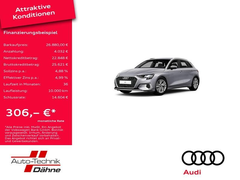Gebraucht Audi A3 Advanced 150 PS (110 kW) 2022 Silber Limousine