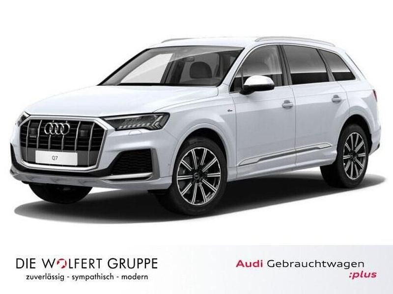 Gebraucht Audi Q7 S-Line 286 PS (210 kW) 2021 Gletscherweiß metallic SUV