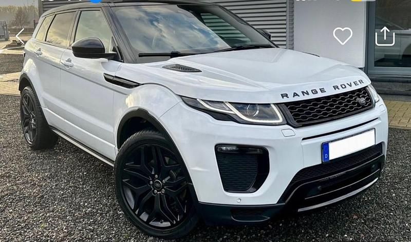 Weiß Gebraucht 2017 Land Rover Range Rover evoque SUV | 20.999 € (Etwas zu teuer) - Bild 1/4
