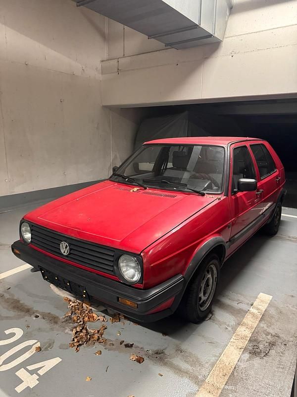 Gebraucht VW Golf II 60 PS (44 kW) 1991 Rot Kleinwagen