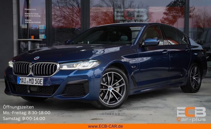 Blau Gebraucht 2022 BMW 530e M Sport Limousine | 37.890 € (Guter Preis) - Bild 1/4