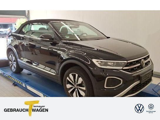 Schwarz Gebraucht 2024 VW T-Roc Cabriolet Move Cabrio | 30.790 € (Guter Preis) - Bild 1/4