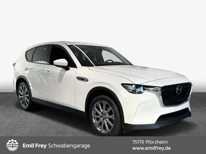 Arctic white Gebraucht 2025 Mazda CX-60 Exclusive-Line SUV | 45.850 € (Fairer Preis) - Bild 1/4