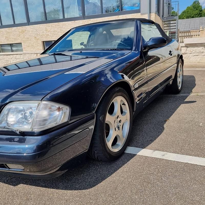 Gebraucht Mercedes SL320 224 PS (164 kW) 2000 Schwarz Cabrio