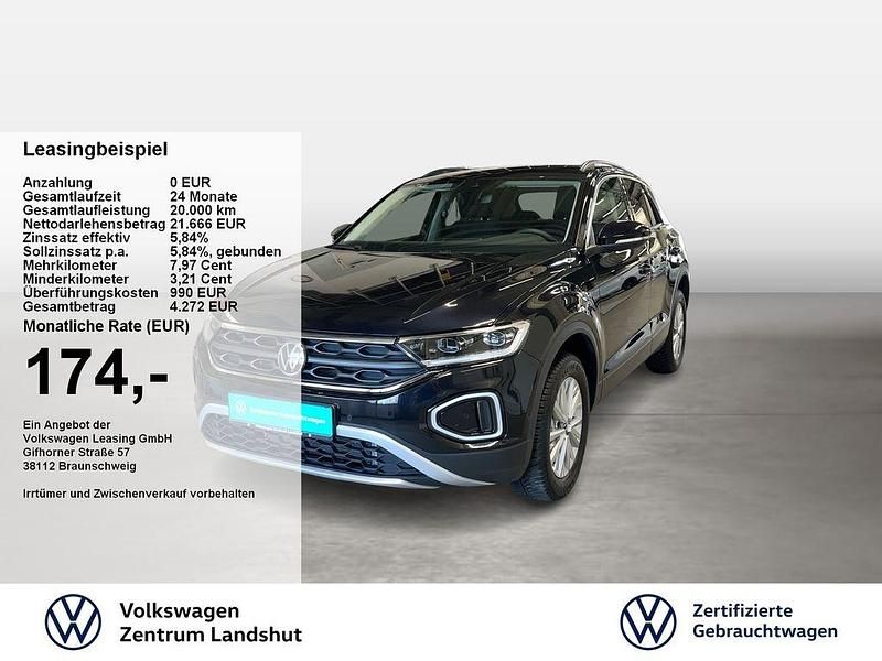 Deep black perleffekt Gebraucht 2024 VW T-Roc Life SUV | 21.470 € (Guter Preis) - Bild 1/2